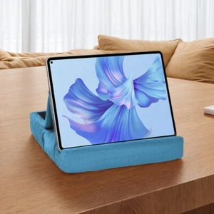 Tablet Kissenhalter mit Tasche Winkel verstellbar faltbar Tablet Halterung (blau) - Bild 1 von 8