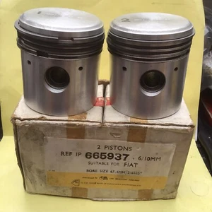 Fiat 500 FL Classic Neu Kolbenset +0,6 mm Übergröße Komplett - Bild 1 von 4