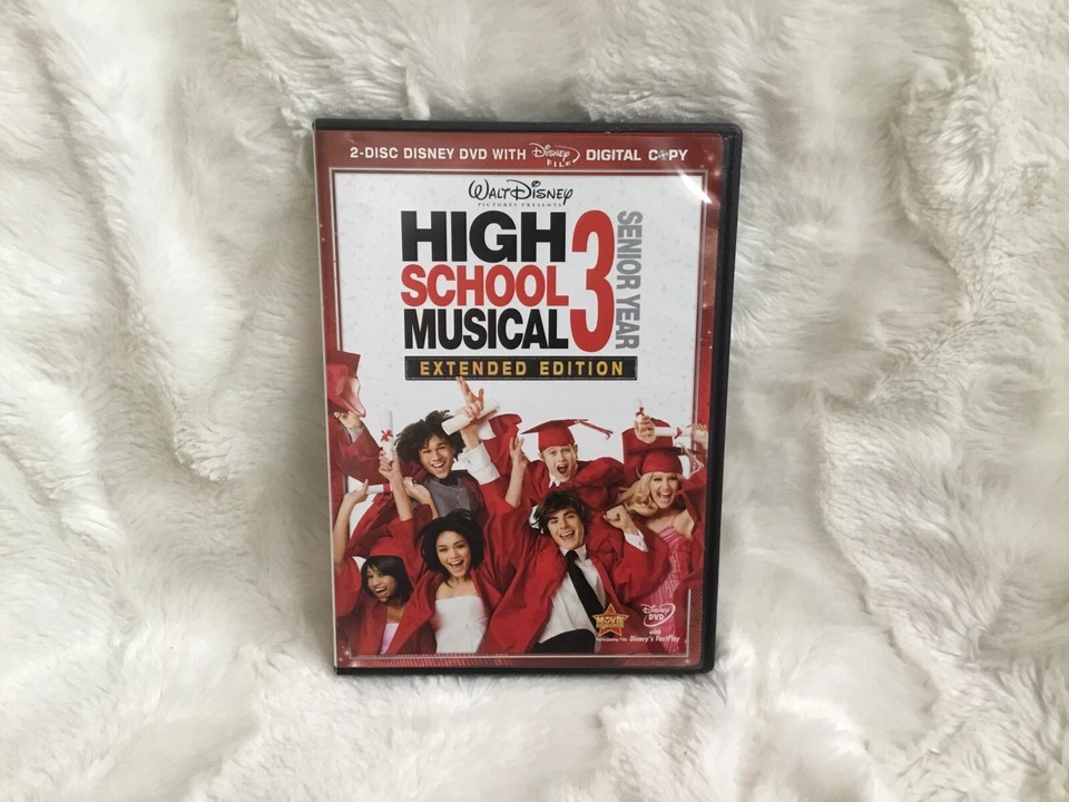 High School Musical 3: Extended Edition (DVD, 2009) - Disney - Tested Works CIB - Image 1 of 3