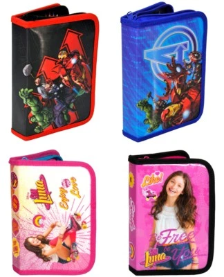 MAXIMUSTRADE Avengers Luna Federmäppchen Federmappe Federtasche Schulmäppchen gefüllt 22 tlg.