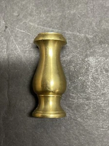 1/8 IPS- FEMALE THREADED 2” INCH TURNED NECK  UNFINISHED BRASS 7/8 INCH WIDE - Picture 1 of 6