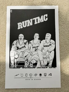 Golden State Warriors 2018 RUN TMC Poster - Picture 1 of 2