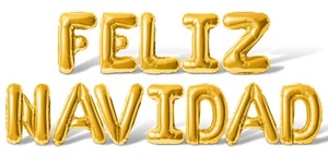 FELIZ NAVIDAD Letter Balloon Banner - 10 Color Options - Christmas Decorations - Picture 1 of 55