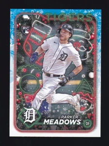 2024 Topps Holiday #H149 PARKER MEADOWS RC Detroit Tigers ROOKIE CARD - Picture 1 of 2