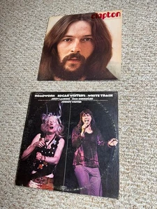 rare lot lp's Rock Blues EDGAR WINTER Derringer + ERIC CLAPTON Allman Whitlock - Picture 1 of 4