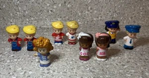 Little People City Workers & Boys Girls 2012-2013 Algunos Ropa de Juego Lote de 9 Mattel - Imagen 1 de 21