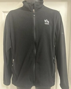 USAA Employee  Light  Eddie Bauer Fleece Jacket  Full Zip Large. - Picture 1 of 9