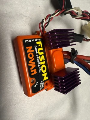 Novak Fusion Dual-Profile ESC Speed Controller Vintage RC control - Image 1 of 4