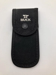 New Buck Pocket Knife 110-BK1 Belt Strap Sheath Holster - Picture 1 of 5