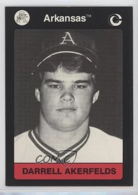 1991 Collegiate Collection Arkansas Razorbacks Darrel Akerfelds #31 - Image 1 of 2