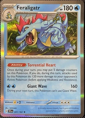 Feraligatr 041/162 SV05: Temporal Forces Holo - Pokémon Card - Image 1 of 2