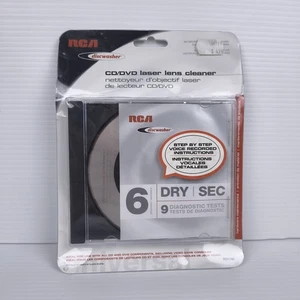 RCA CD/DVD Laser Lens Cleaner – New in Pack – Vintage – Slight Bent Packaging - Picture 1 of 6