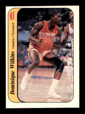 1986 Fleer Stickers #11 Dominique Wilkins   EXMT X2997201 - Image 1 of 2