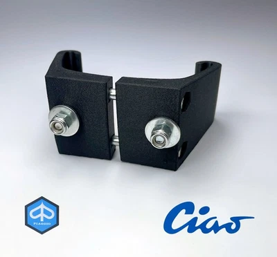 PORTA TARGA PIAGGIO CIAO SENZA FORI SUPPORTO STAFFA 1a Serie, Special, R, SC, PX - Imagen 1 de 4