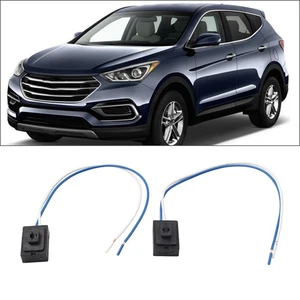 2x Front Outside Exterior Door Handle Button Switches For Hyundai Santa Fe 13-19 - Picture 1 of 11