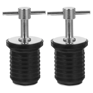2Pcs Boat Drain Plug Boat Drain Hole Stopper Small Kayak Drain Hole Plug Marine - Picture 1 of 12