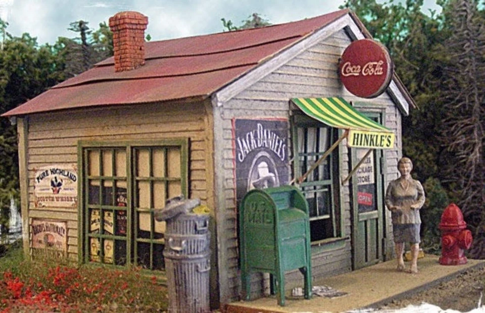 Bar Mills Scale Model Works 194 O Scale Hinkle's Package Store Craftsman Kit - Image 1 of 1
