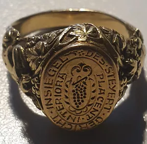 Siegelring des Steyertgerichts 18. Jhd. Gold - Bild 1 von 10