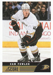 2013-14 Score Anaheim Ducks Hockey Card #6 Cam Fowler