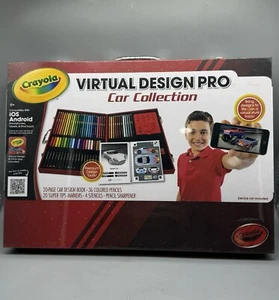 Crayola Kids Art Carry Case Colouring Pencils Markers 60+ Pieces Drawing Set Kit - Picture 1 of 3