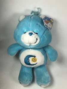 Care Bears Vintage Plush Bedtime Bear Blue Moon Sleepy 9.5” Tag 20th Anniversary - Picture 1 of 11