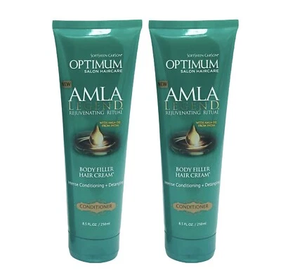 Crema acondicionadora de cabello relleno corporal rejuvenecedora SoftSheen Amla Legend 8,5 oz Foto 1 de 4