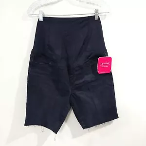 Isabel Maternity by Ingrid & Isabel Bramuda Shorts Size 6 black over the bump - Picture 1 of 9
