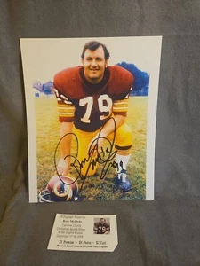Foto 8x10 RON MCDOLE-WASHINGTON REDSKINS-Autografiada/Firmada - Imagen 1 de 4