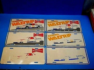 RARO DARRELL WALTRIP BUDWEISER FÁBRICA MAL IMPRESO SIN TERMINAR ERROR MATRÍCULAS Foto 1 de 4