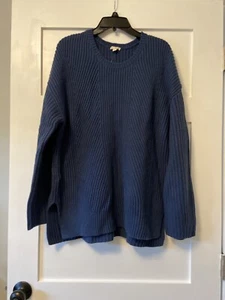 Gap blauer klobiger Damenpullover neu mit Etikett Größe Large - Bild 1 von 4