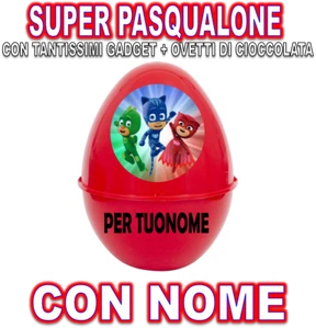 PJMASKS SUPER PASQUALONE SORPRESONE UOVO DI PASQUA CONTENITOR PIGIAMINI GUFETTA - Foto 1 di 1