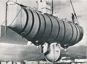 TRIESTE Bathyscaphe c. 1960 - Jacques Piccard - NV 7084 - Picture 1 of 2