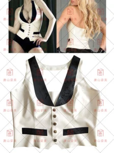 Prendas para el torso de látex de goma chaleco para mujer sin mangas goma 0,4 mm - Imagen 1 de 5