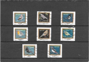 FRANCE 2025. MELODIE D'OISEAUX. LOT DE 8 TIMBRES ADHESIFS OBLITERES - Imagen 1 de 1