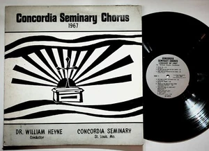 Concordia Seminary Chorus 1967 LP St Louis Dr William Heyne Sacred Choral - Picture 1 of 4