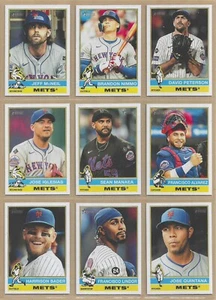 2025 Topps Heritage NEW YORK METS Base Team Set of (15) Alonso Lindor Soto + - Picture 1 of 2