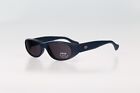 Police 1296 U43, Vintage 90s blue rectangle sunglasses women, NOS