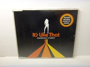 CD WITH POSTER MARIAH CAREY , IT'S LIKE THAT, DISC MADE IN GERMANY 2005 - Picture 1 of 4