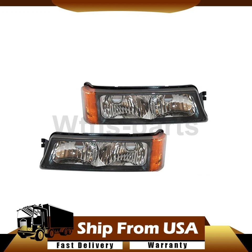 Conjunto de luz de giro/estacionamiento delantera 2X para Chevrolet Silverado 3500 2005 Foto 1 de 4
