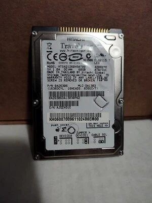 HGST Travelstar 4K120 HTS421260H9AT00 0A26306 60GB 4200RPM 2.5" Item 087 - Image 1 of 2