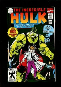 INCREDIBLE HULK 393 (9.4) HOLOGRAPHIC COVER MARVEL (b005) - Picture 1 of 2