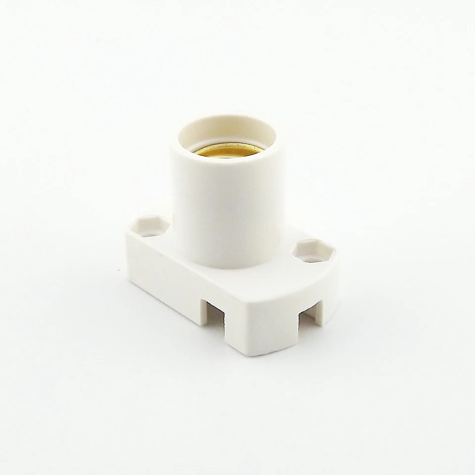 E12 LED Bulb Lamp Light Chandelier Wall Socket Base Screw Holder Rectangle Shell - Image 1 of 1