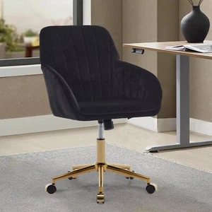 Adjustable Swivel Office Chair - Ergonomic Design, Comfortable Backrest, Black - Picture 1 of 9