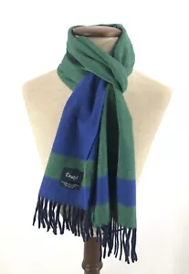 Sciarpa Drakes London Lana/Angora In 4 Sfumature Colore Cobalto/Verde - Imagen 1 de 6