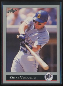 1992 Leaf Omar Vizquel Seattle Mariners #265