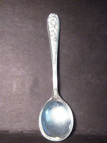 Stieff Sterling Corsage ROUND BOWL SOUP SPOON 6"  No Mono Cover