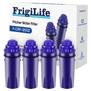 Pitcher Water Filter Replacement with CRF-950Z, DS-1800Z, PPT700W,4PACK - Picture 1 of 8