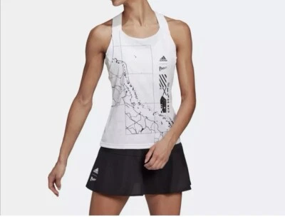 Camiseta sin mangas Adidas Tennis Parley Y para mujer blanca talla S Foto 1 de 4