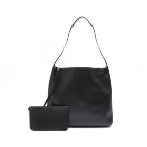 GUCCI Shoulder Tote Bag 0013181 leather Black Used Women - Picture 1 of 7