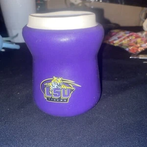 LSU Tigers Vintage Coleman Tuffoams Insulated Beer Soda Coozie Koozie - Picture 1 of 4